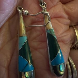 Elegant Multicolor Teardrop Earrings